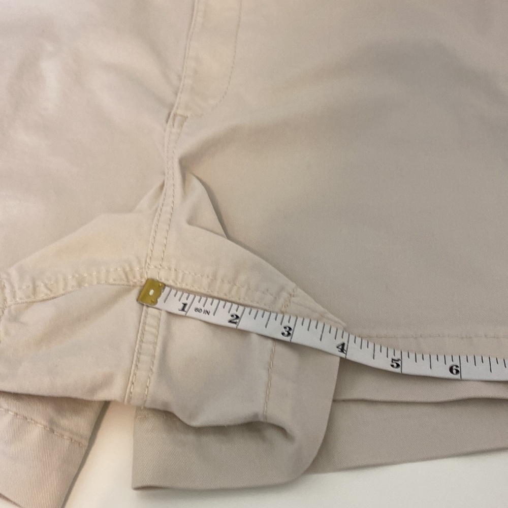 Loft 4” “The Washed Twill Short” in Khaki - Size 14 - Picture 10 of 12